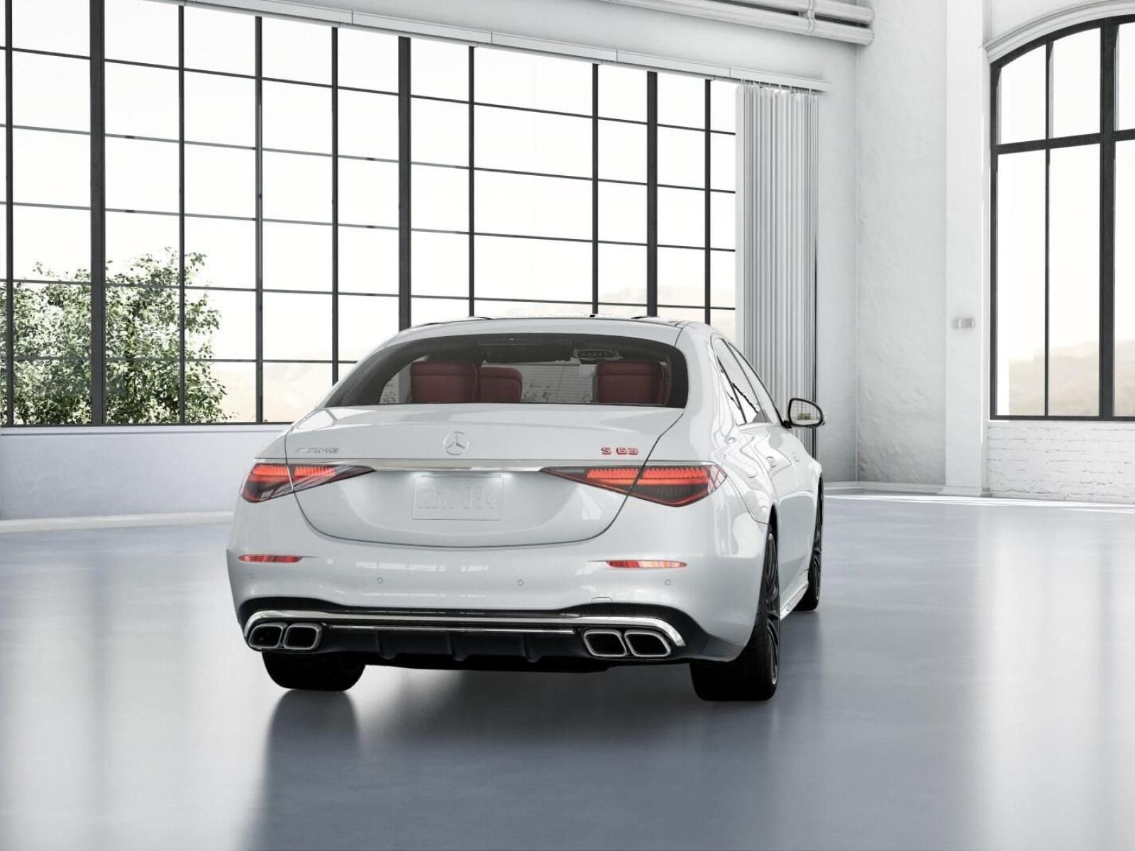 New 2026 MANUFAKTUR Moonlight White Metallic Mercedes-Benz S 63 E AMG® image 26