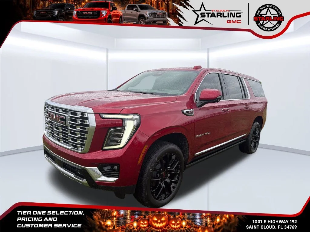 New 2026 Volcanic Red Tintcoat GMC Denali image 1