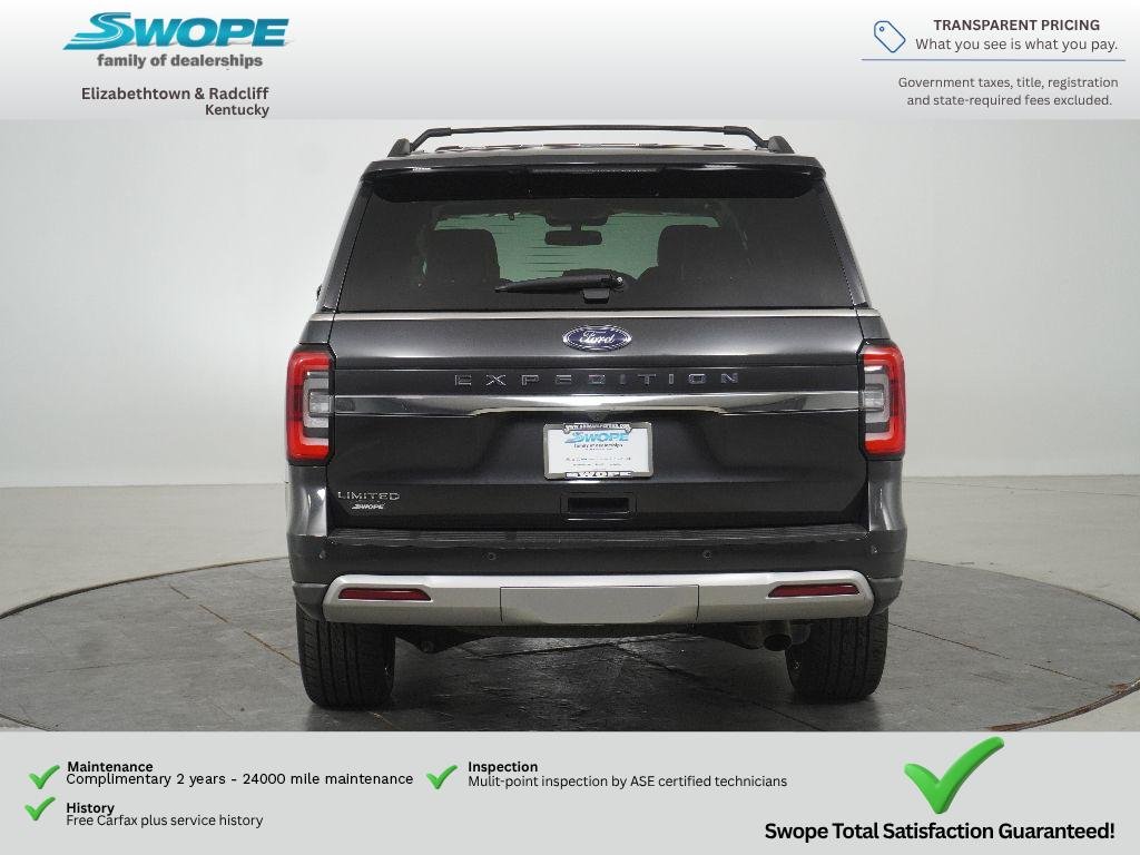 Used 2024 Dark Matter Gray Metallic Ford Limited image 6