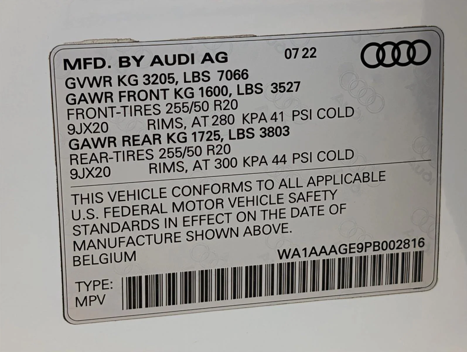 Used 2023 Glacier White Metallic Audi Premium image 27