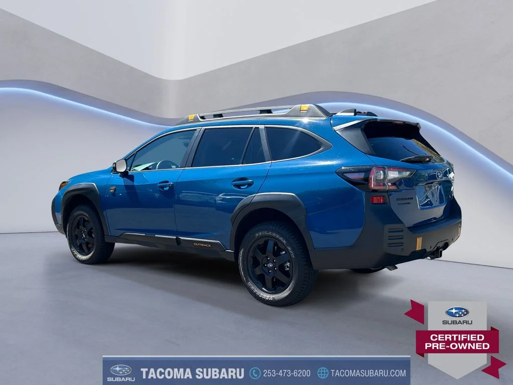 Certified Used 2025 Blue Subaru Wilderness image 3