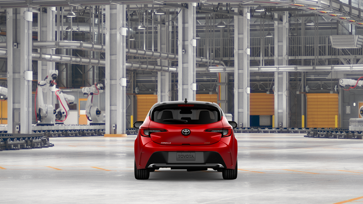 New 2027 Finish Line Red with Black roof Toyota XSE image 8