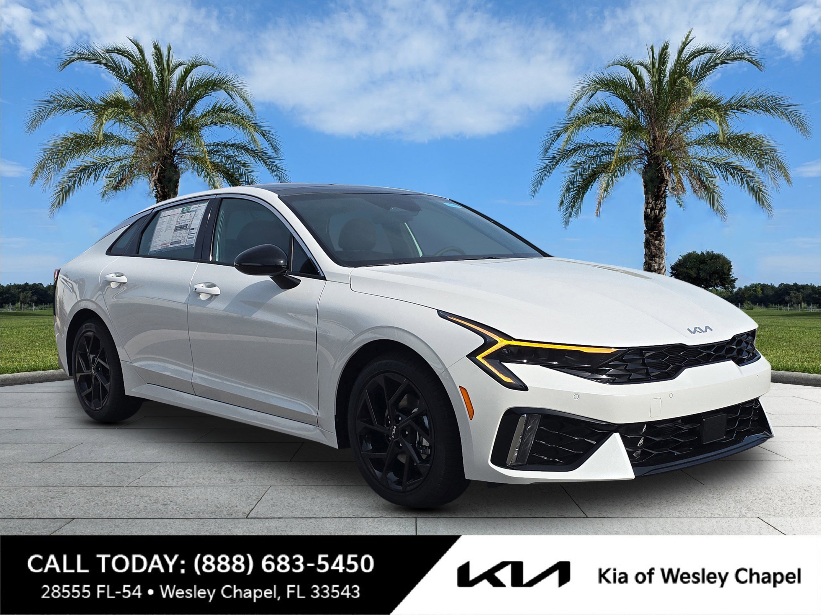New 2026 Snow White Pearl Kia GT-Line FWD image 1