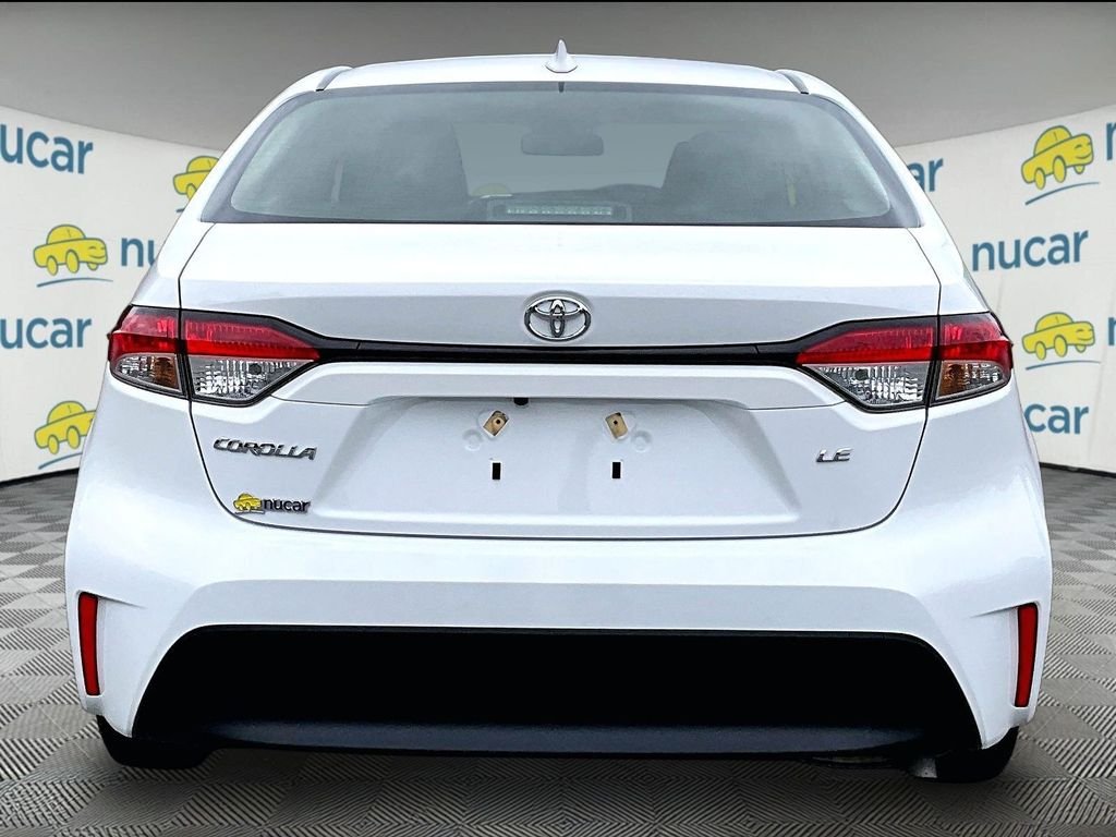 Used 2023 White Toyota LE image 5