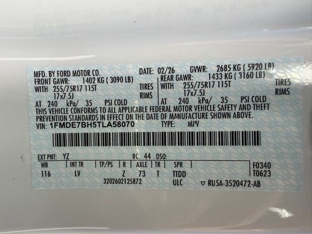 New 2026 Oxford White Ford Big Bend® image 43