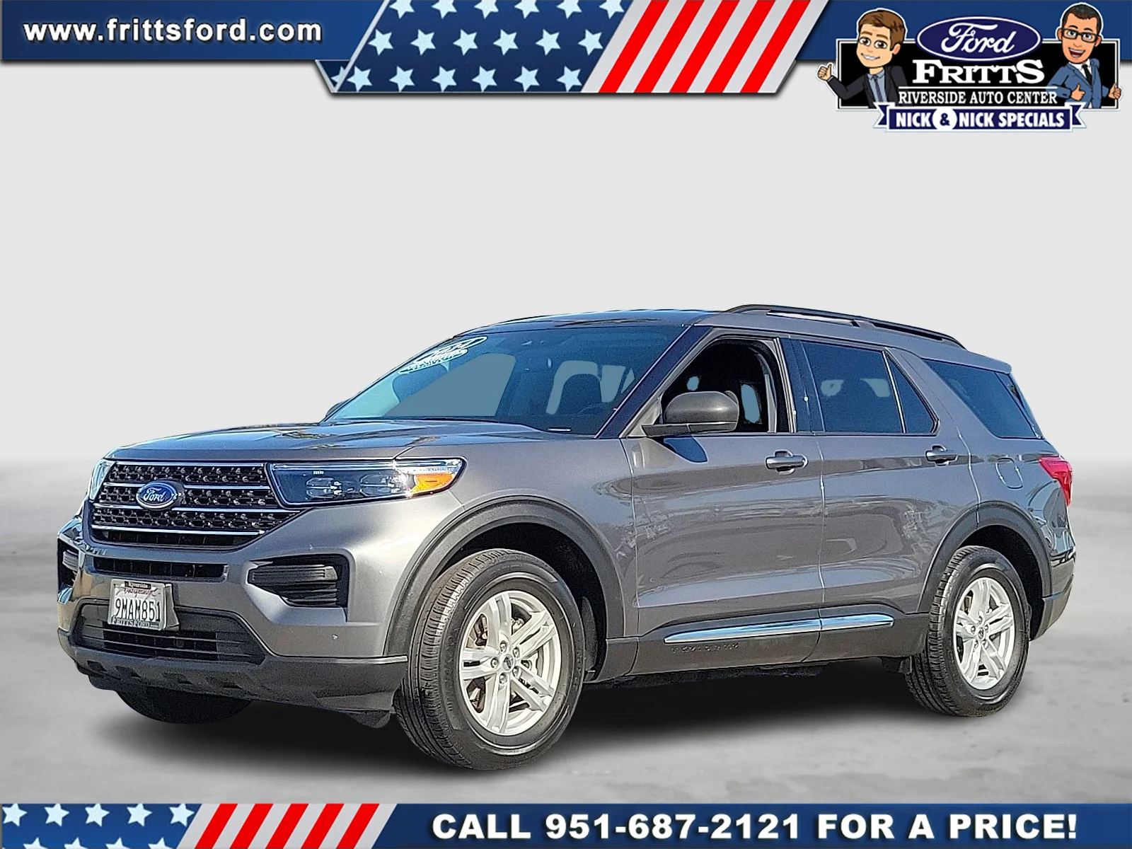 Certified Used 2024 Gray Metallic Ford XLT image 1