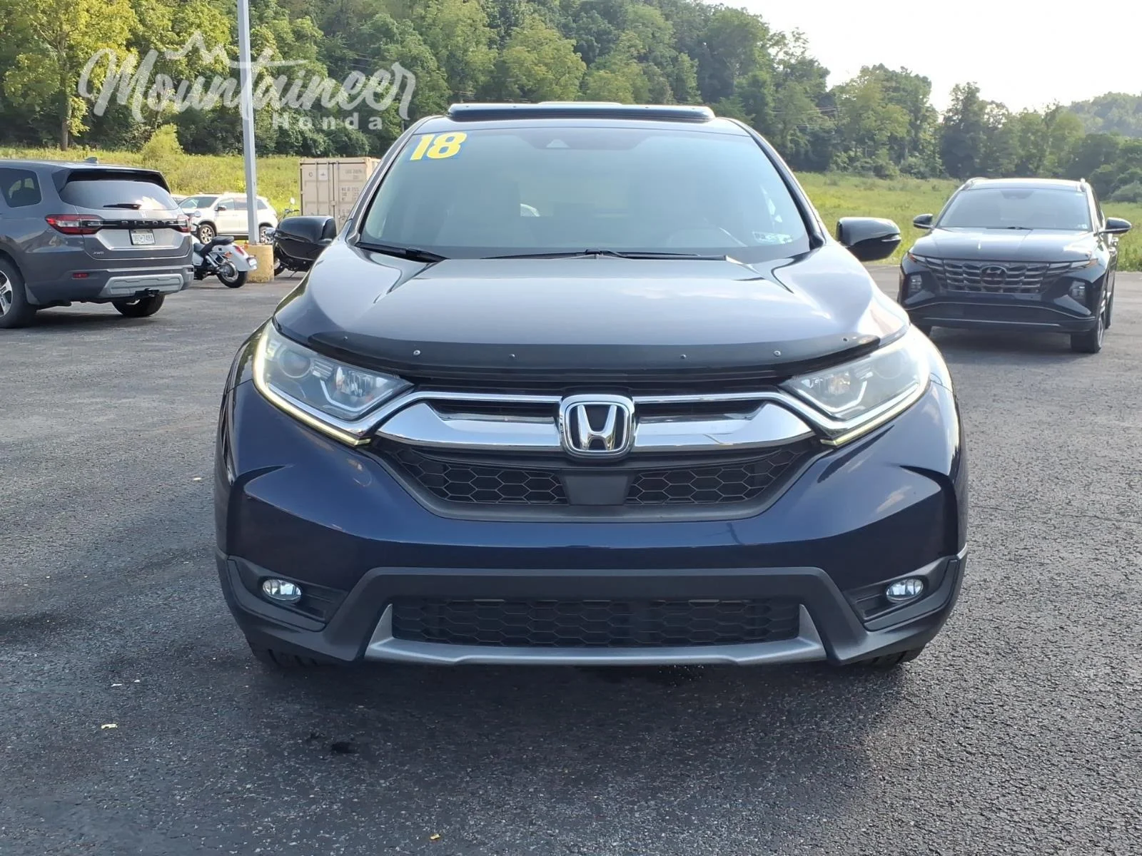 Used 2018 Obsidian Blue Pearl Honda EX-L image 2