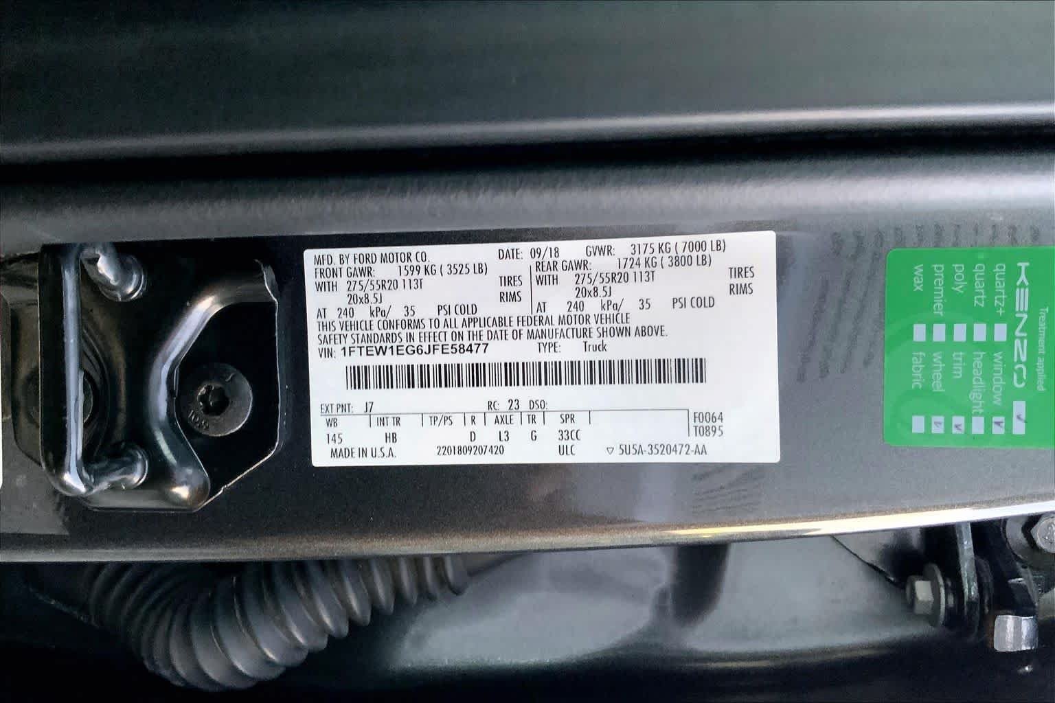 Used 2018 Magnetic Ford LARIAT image 31