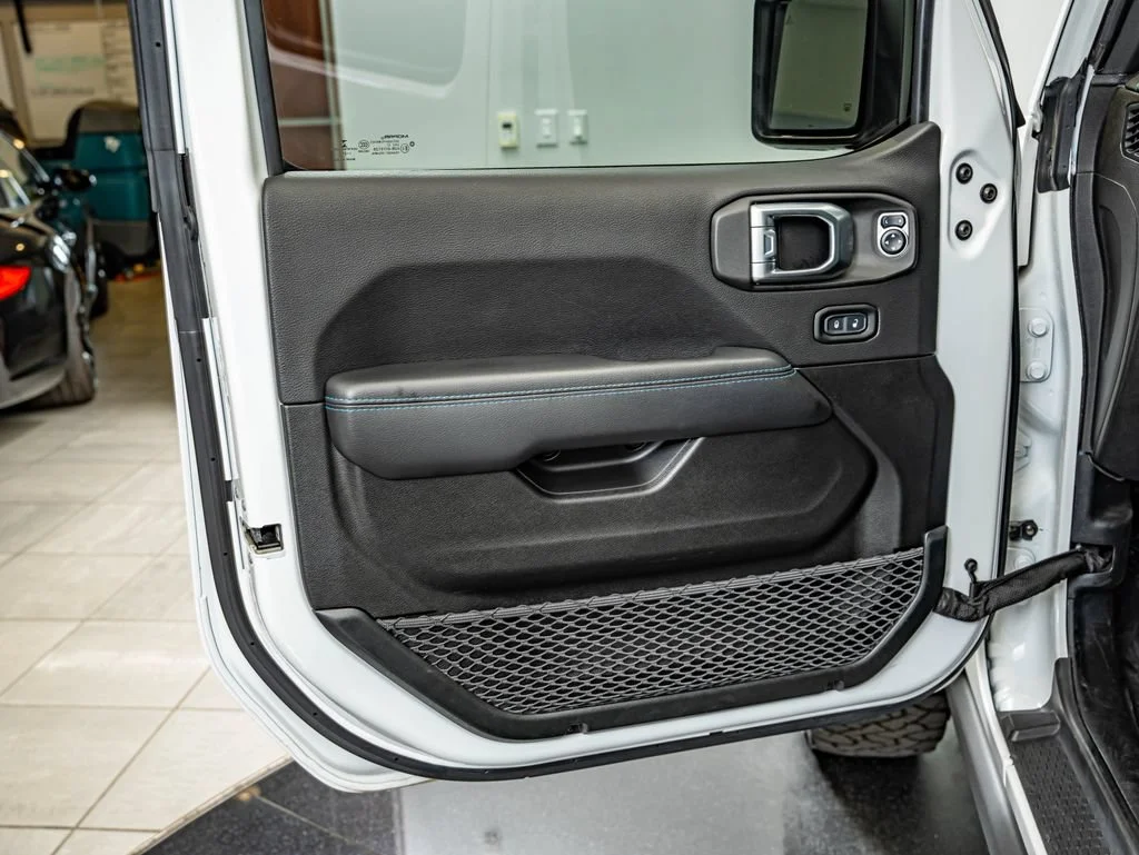 Used 2021 Bright White Clearcoat Jeep Unlimited Rubicon 4xe image 17