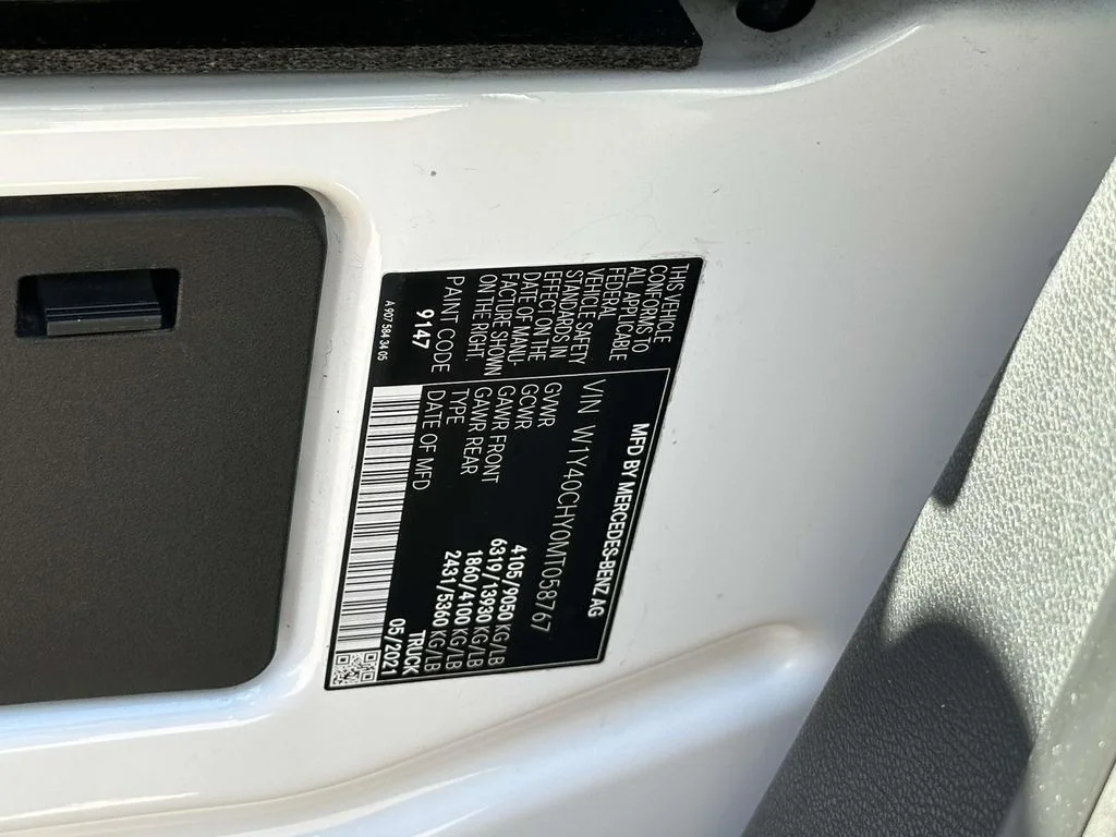 Used 2021 White Mercedes-Benz Cargo 170 WB image 25