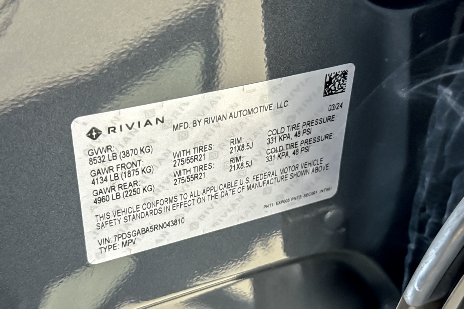 Used 2024 GRAY Rivian Adventure image 28