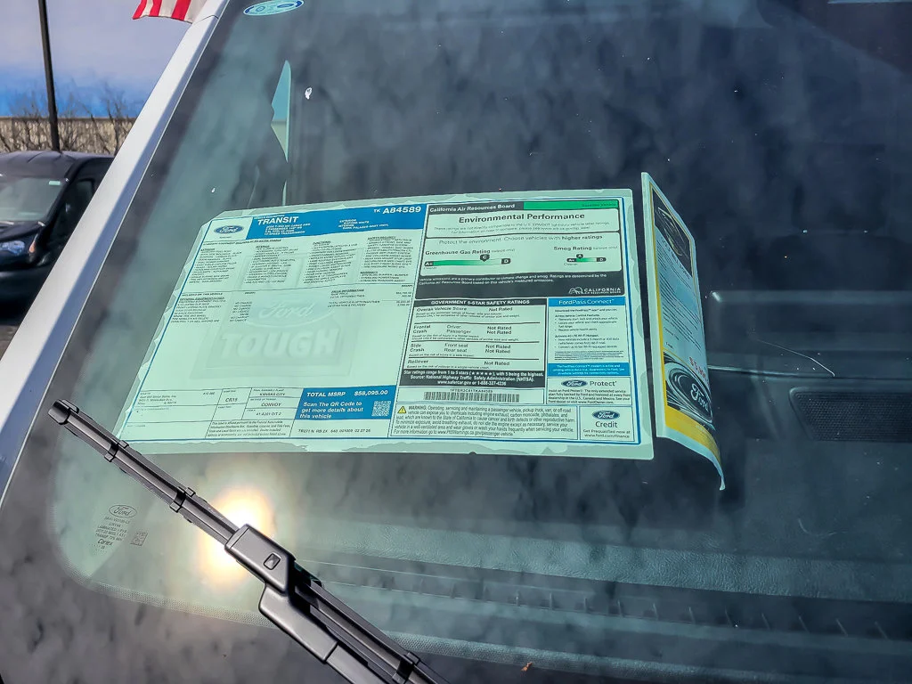 New 2026 Oxford White Ford Cargo Van image 6