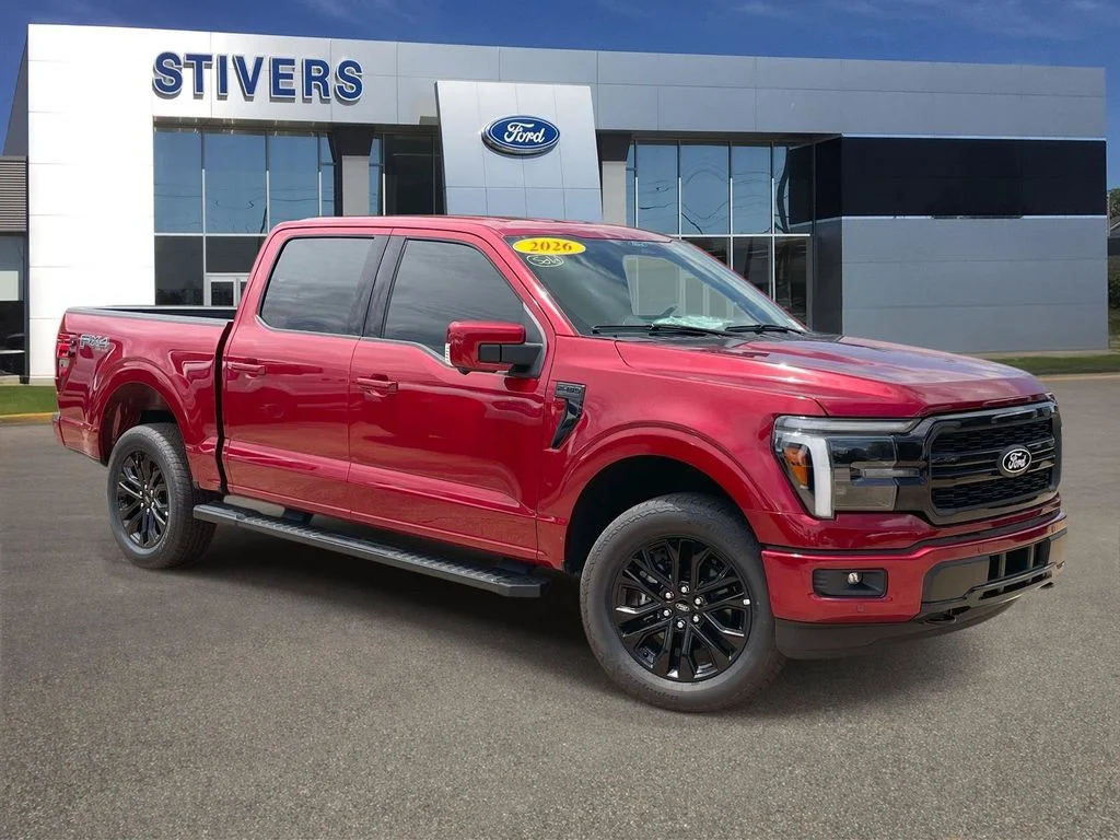 New 2026 Ruby Red Metallic Tinted Clearcoat Ford Lariat image 1