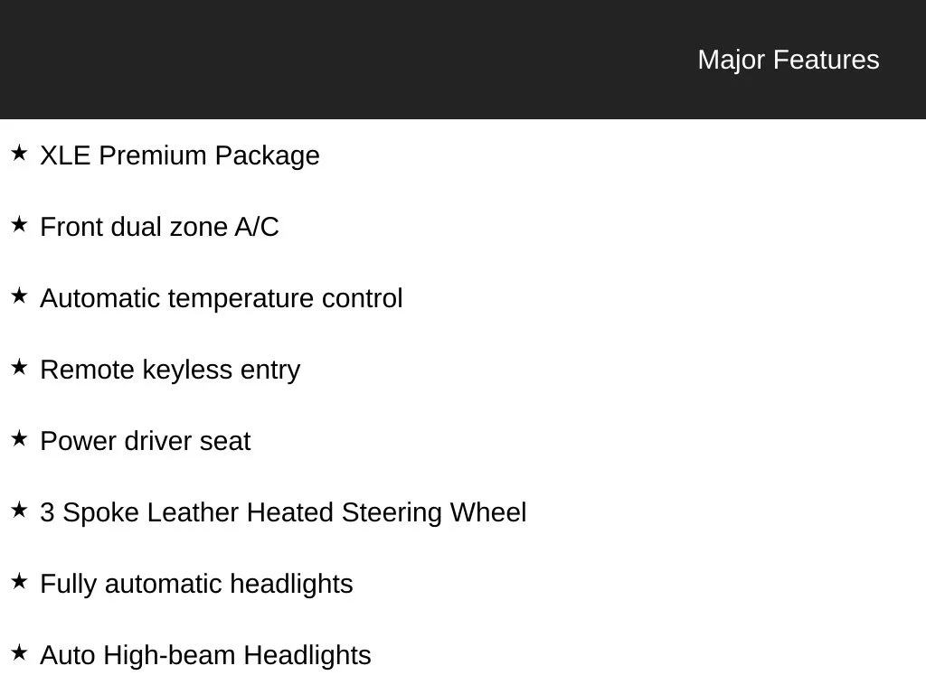 Used 2023 Black Toyota XLE Premium image 18