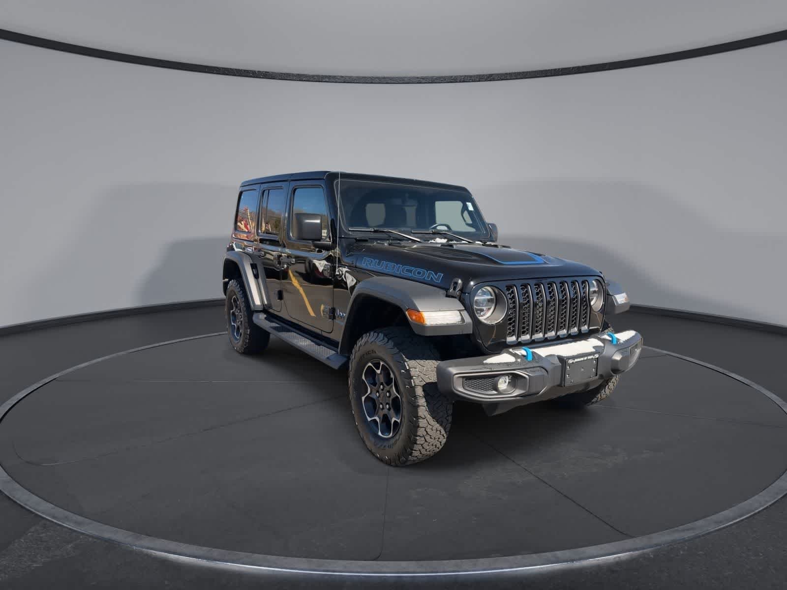 Used 2022 Jeep Wrangler Unlimited Rubicon 4XE with VIN 1C4JJXR61NW209348 for sale in Troy, NY