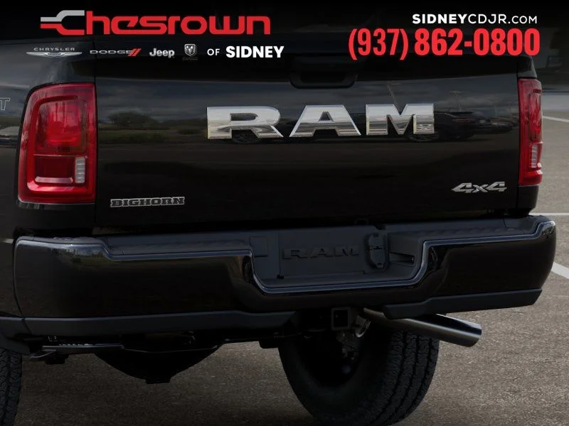 New 2026 Diamond Black Crystal Pearl-Coat Exterior Paint RAM Big Horn image 13