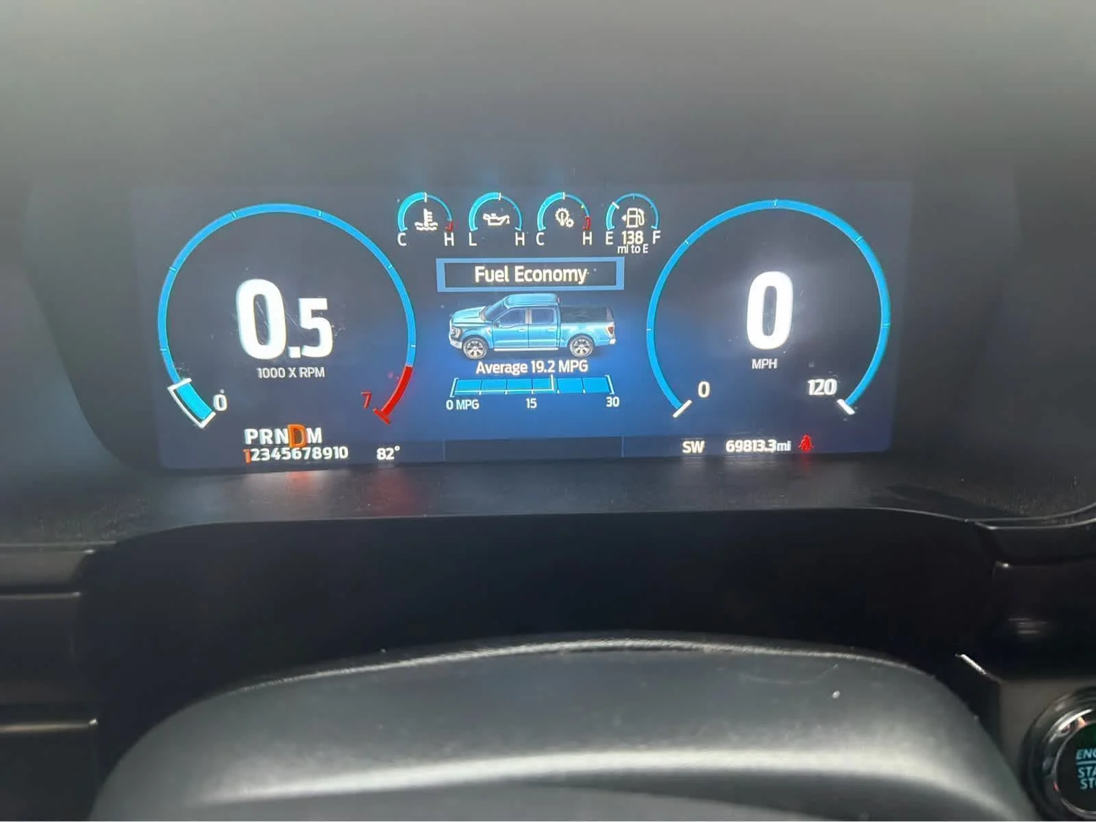 Used 2023 Agate Black Ford LARIAT image 2