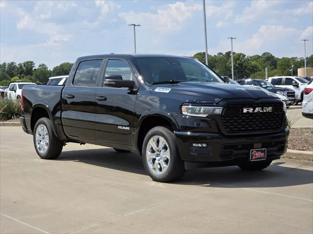 New 2026 Diamond Black Crystal Pearl-Coat Exterior Paint RAM Big Horn/Lone Star image 1