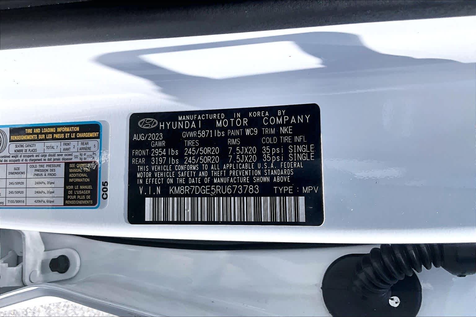 Used 2024 Hyper White Hyundai Calligraphy Night Edition image 29