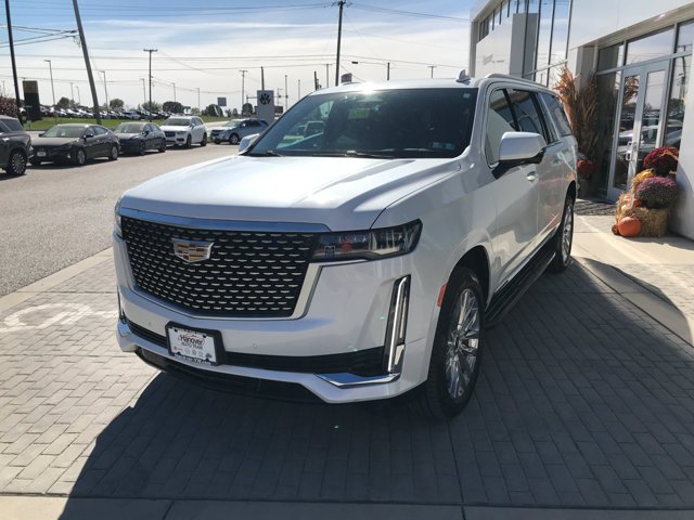 Used 2023 Crystal White Tricoat Cadillac 4WD Premium Luxury image 4