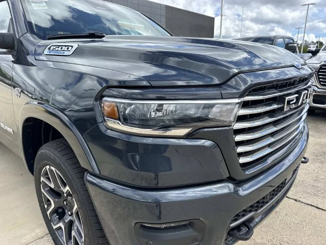 New 2027 Forged Blue Metallic Exterior Paint RAM Laramie image 2