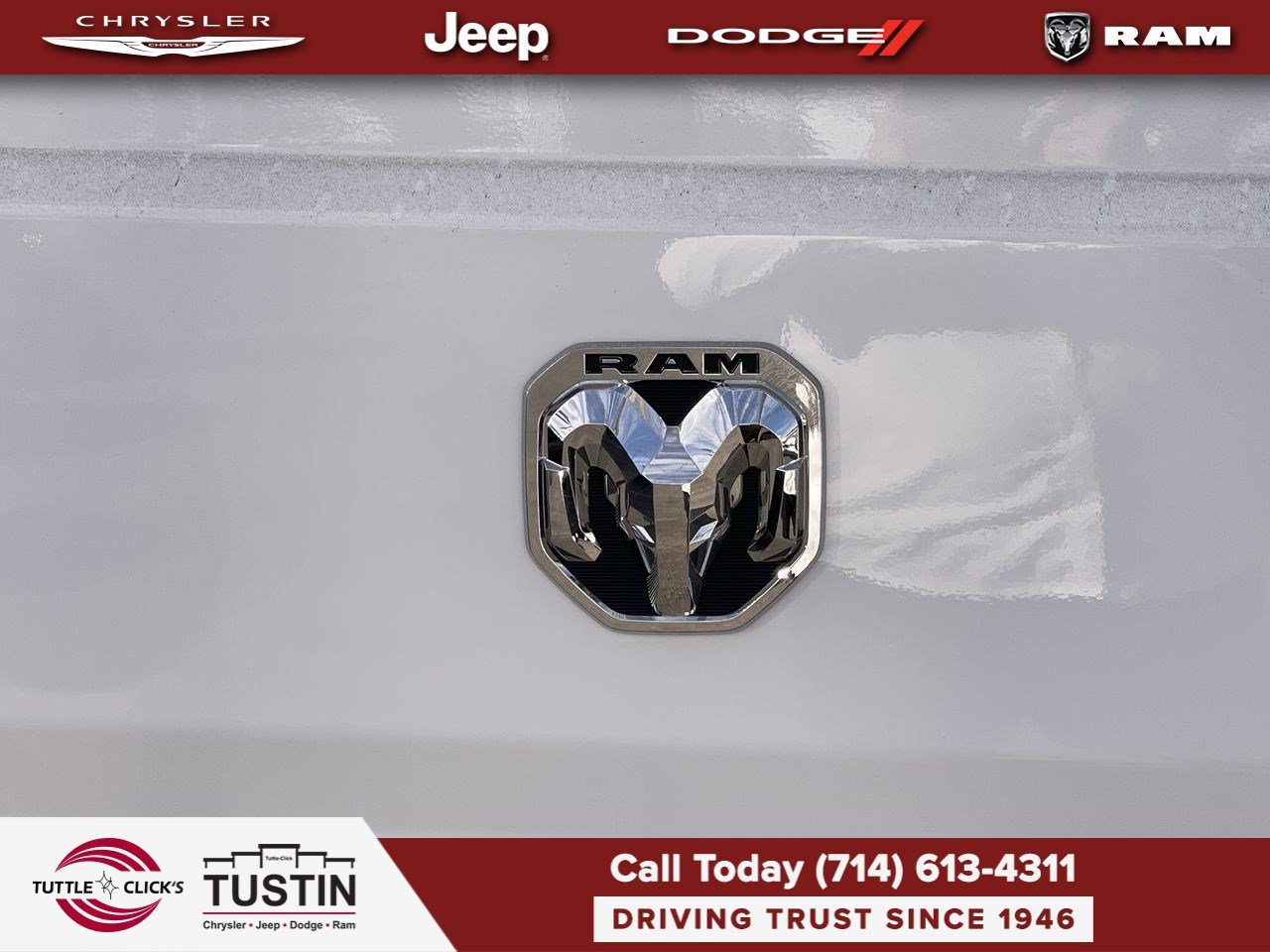 New 2026 Bright White Clear-Coat Exterior Paint RAM Tradesman image 8
