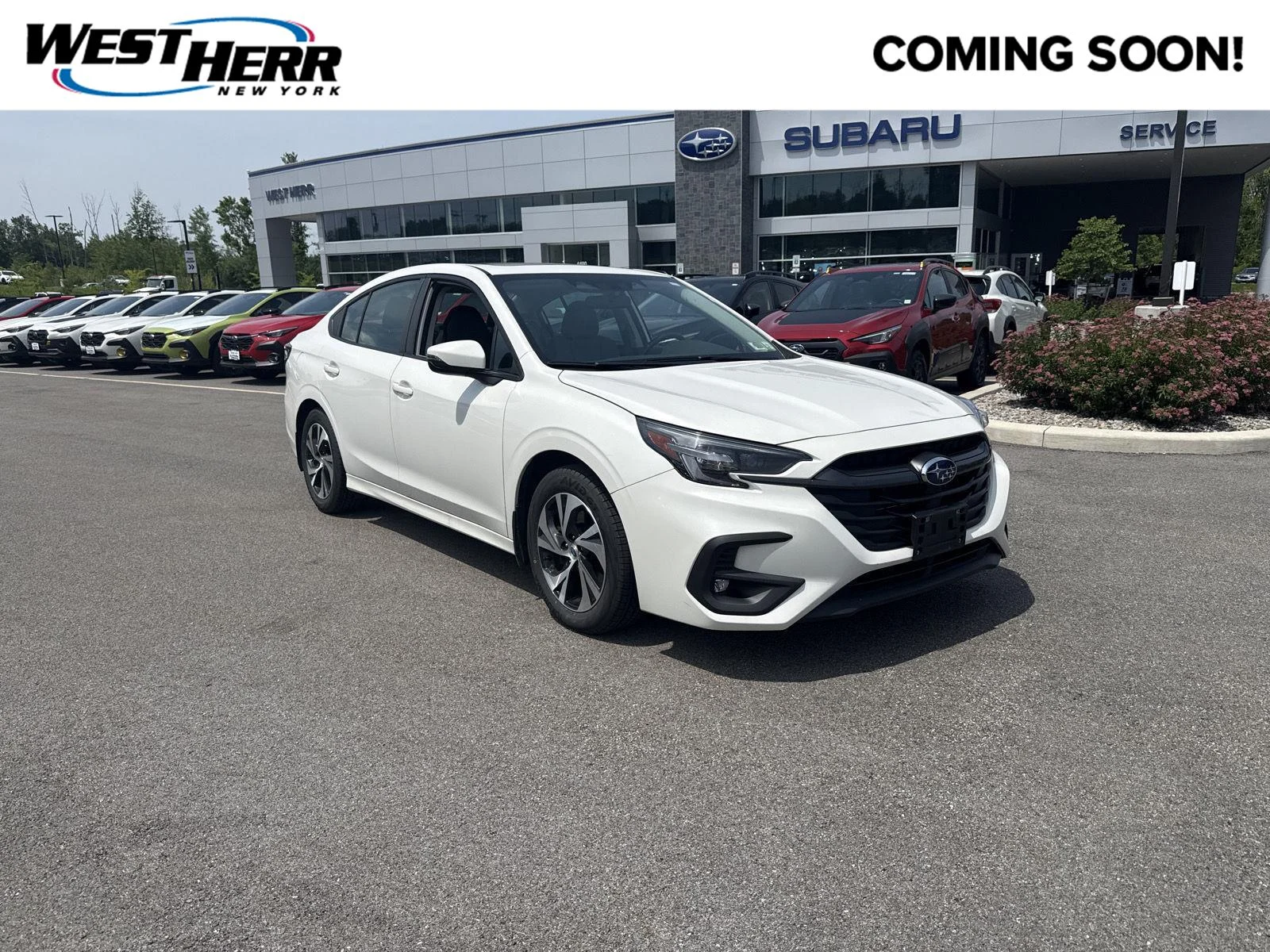 Used 2024 Crystal White Pearl Subaru Premium image 1