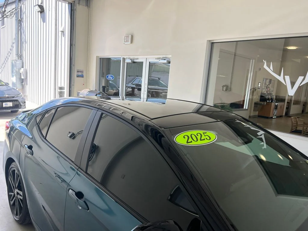 Certified Used 2025 Midnight Black Metallic Toyota XSE image 8