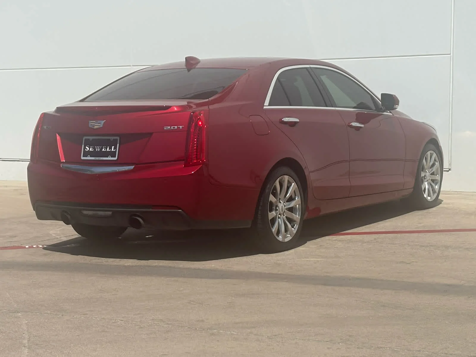 Used 2018 RED OBSESSION TINTCOAT Cadillac Luxury RWD image 4