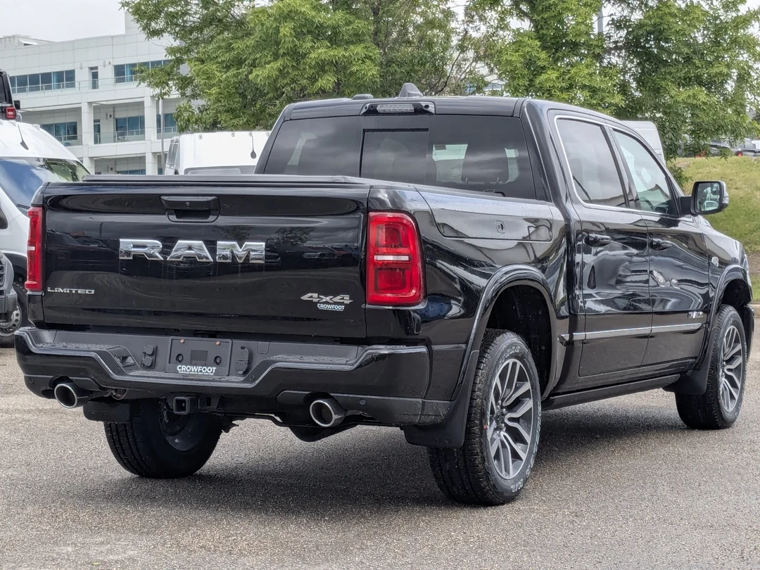New 2026 Black RAM Limited - - 5.7L HEMI V8 - Pano Sunroof - 14.4 Uconnect - Surround Cam & More! image 8