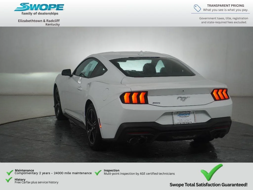New 2025 Oxford White Ford EcoBoost® Fastback image 7