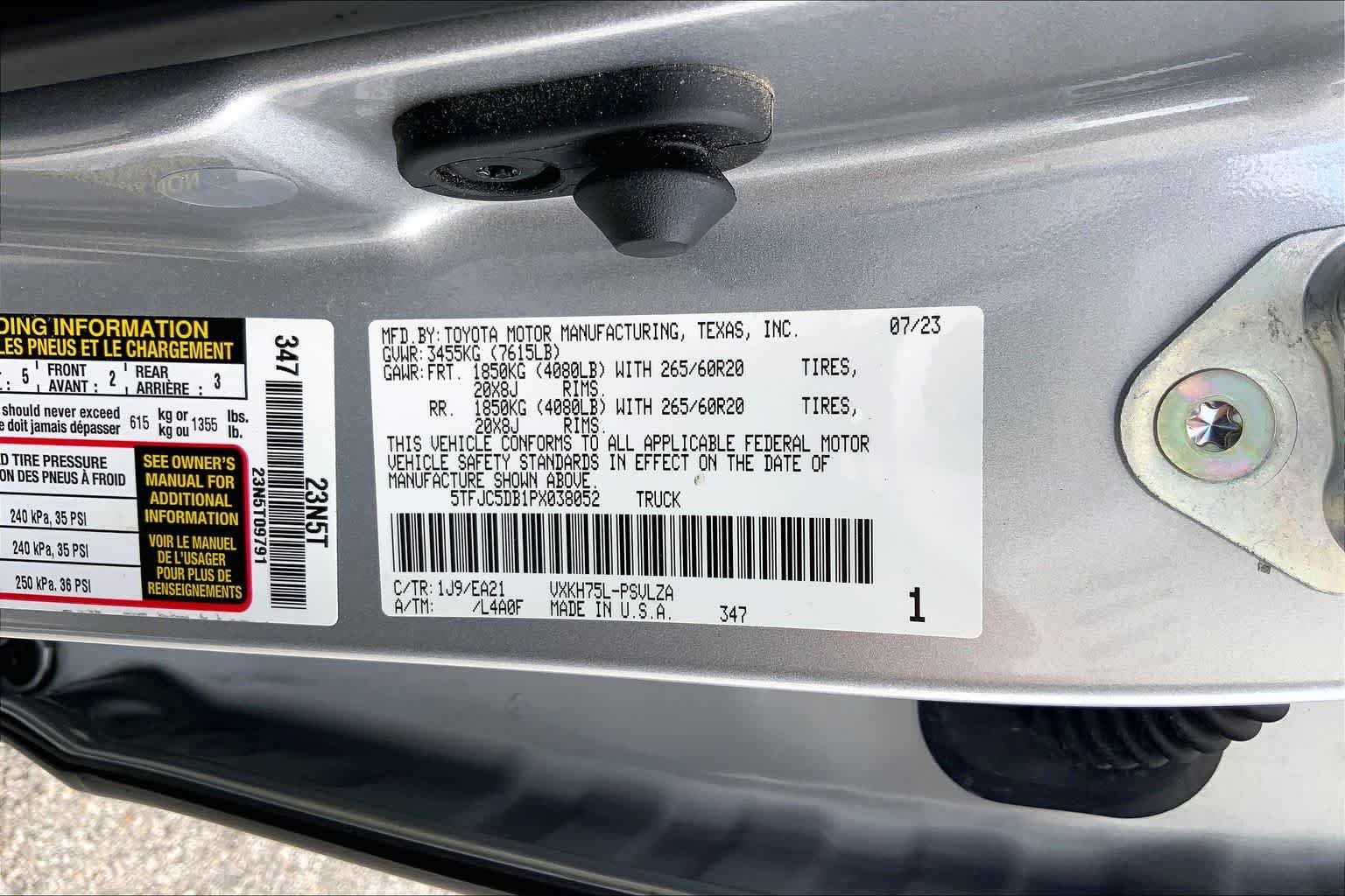 Used 2023 Celestial Silver Metallic Toyota Limited Hybrid image 36