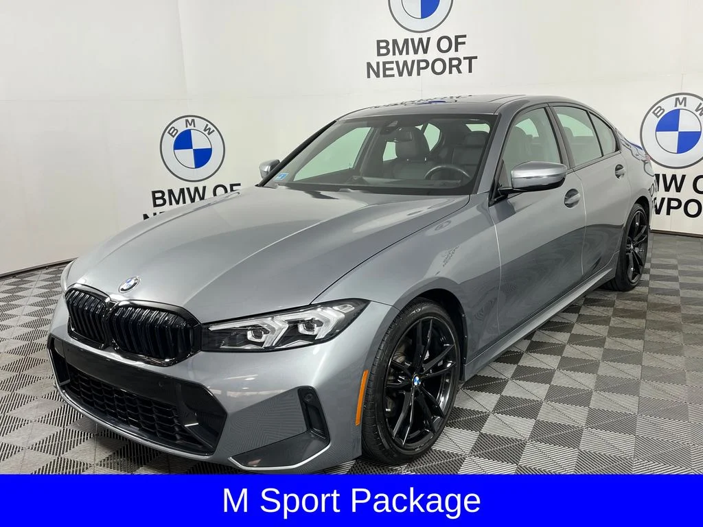 Certified Used 2023 Skyscraper Grey Metallic BMW 330i xDrive image 3