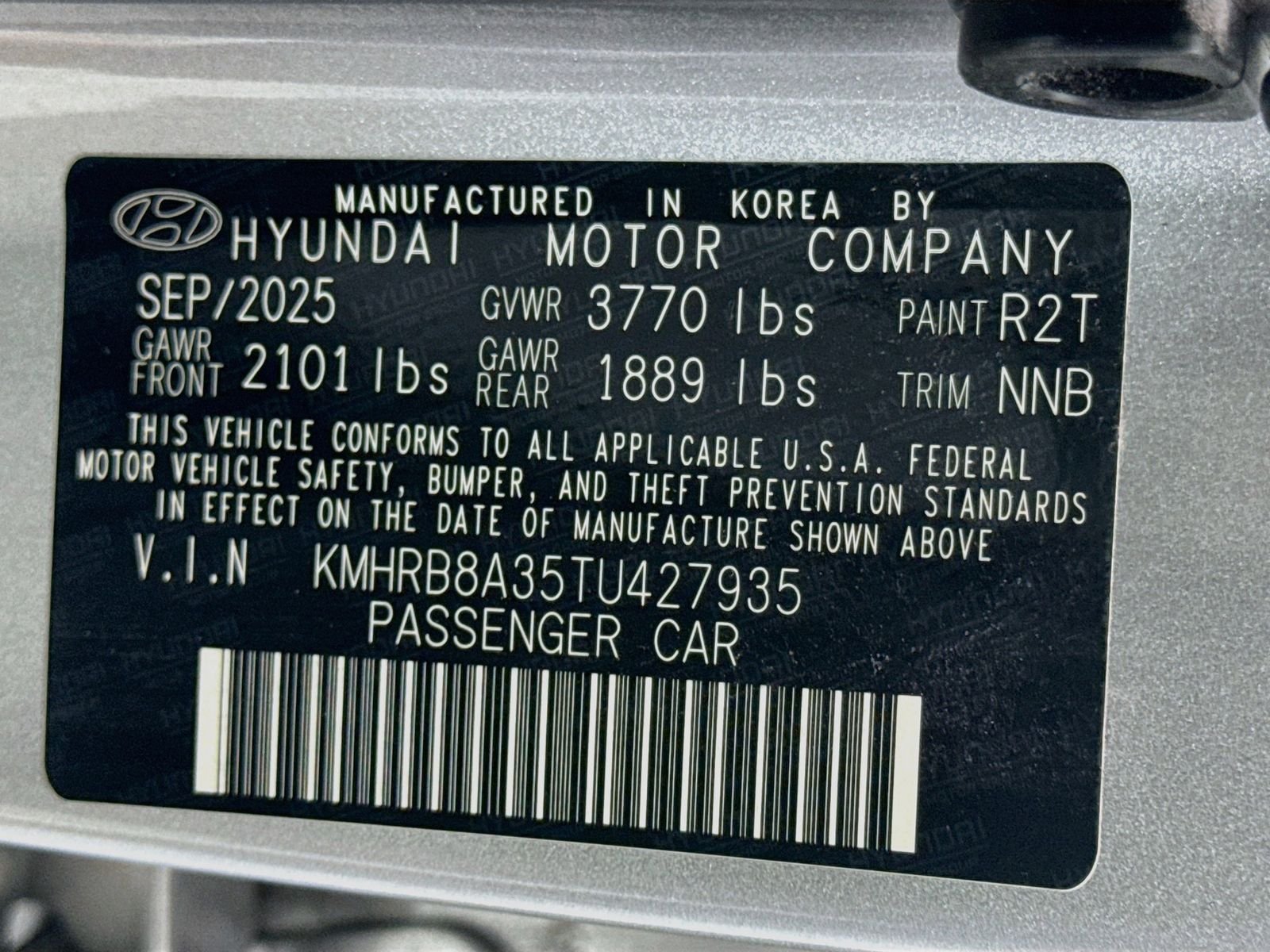 Used 2026 Silver Hyundai SE image 35