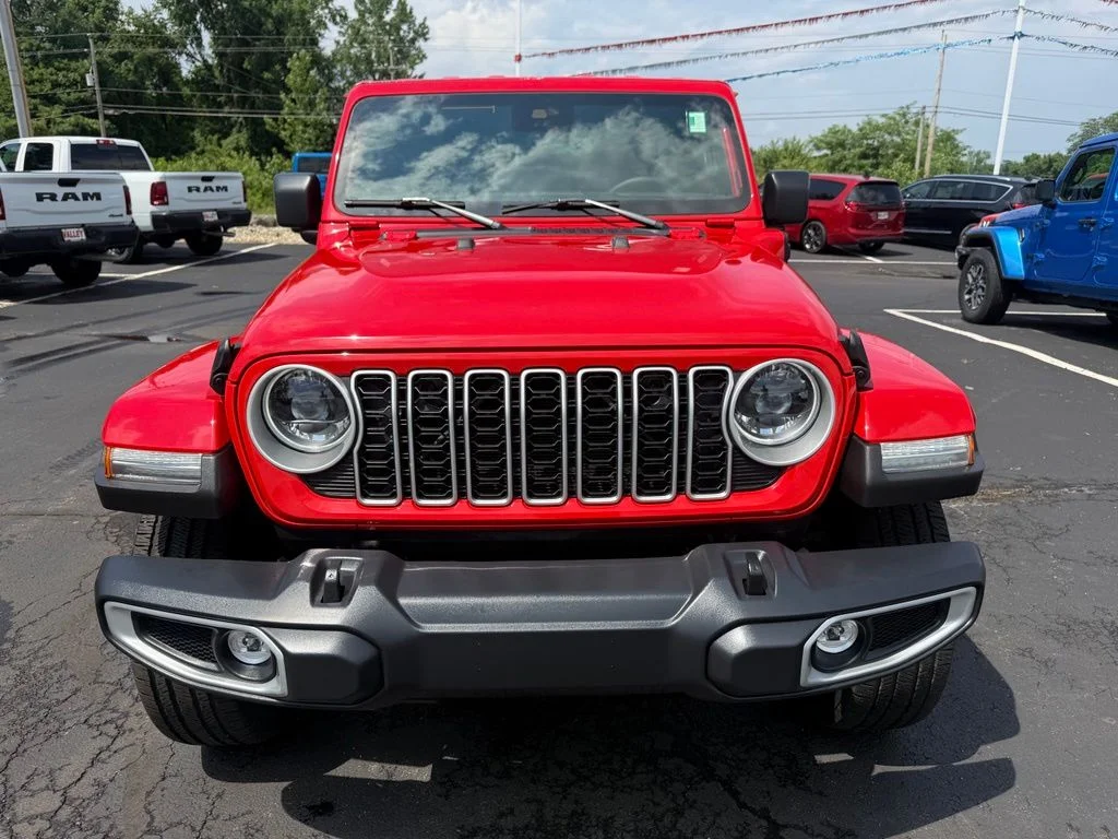 Used 2025 Red Jeep Sahara 4xe image 8