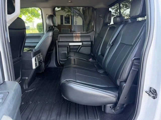 Certified Used 2018 White Platinum Clearcoat Metallic Ford Lariat image 18