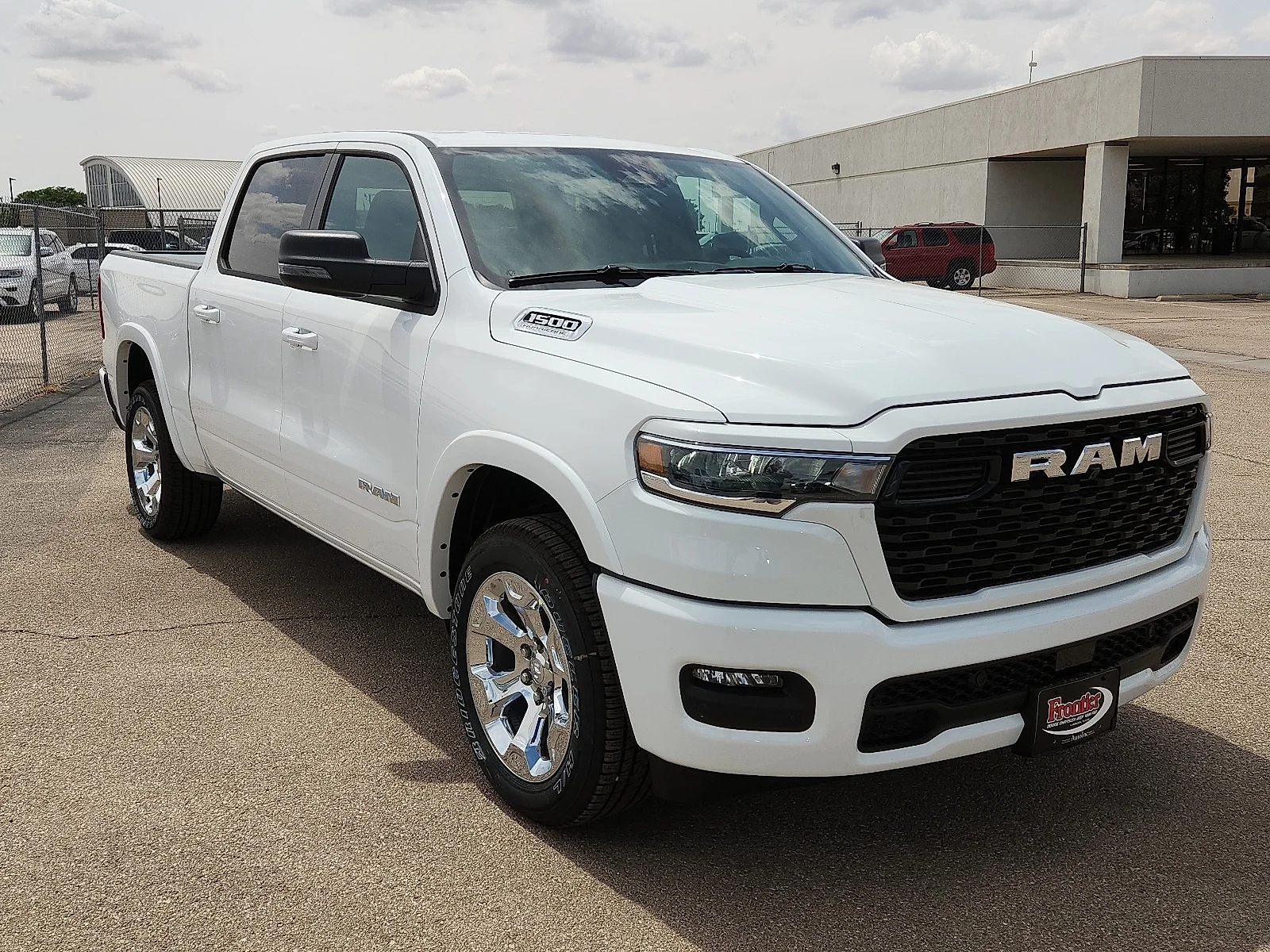 New 2026 Bright White Clear-Coat  Paint Ram LONE STAR CREW CAB 4X4 5