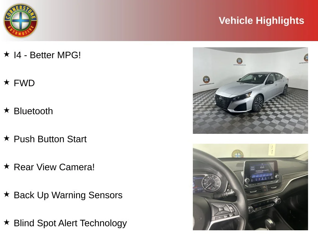 Used 2025 Nissan Altima SV with VIN 1N4BL4DV0SN366694 for sale in Elk River, Minnesota