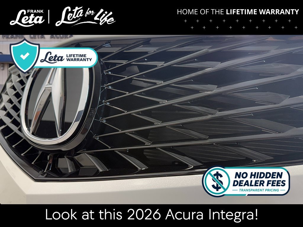 New 2026 Platinum White Pearl Acura w/A-Spec Package image 12