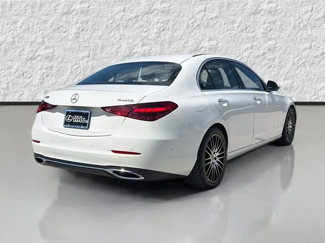 Used 2025 Polar White Mercedes-Benz C 300 image 3