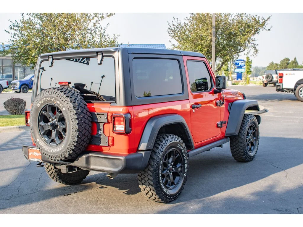 Used 2022 Firecracker Red Clearcoat Jeep Willys image 8