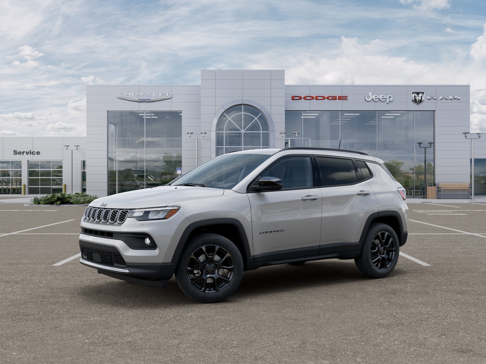 New 2026 Silver Zynith Metallic Clear-Coat Exterior Paint Jeep Latitude image 28