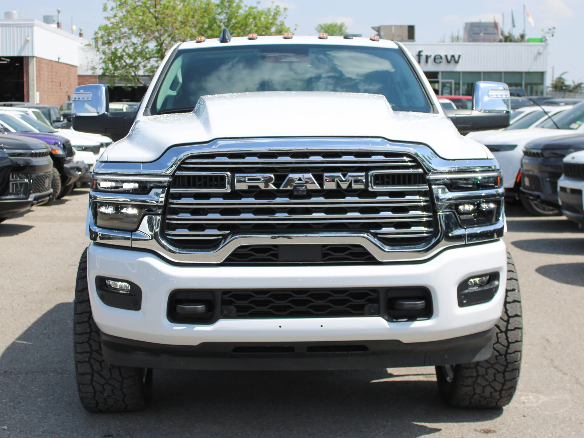 New 2026 White RAM Limited Longhorn*, 2 Inch BDS Lift, Forged 22 Inch Wheels, 35 Inch Tires image 15