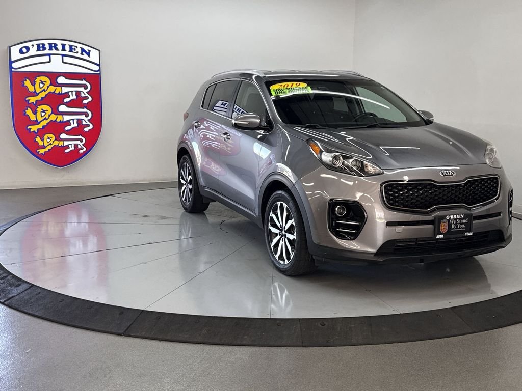 Used 2019 Mineral Silver Kia EX image 1