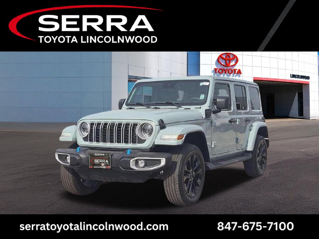 Used 2024 Gray Jeep Sahara 4xe image 1