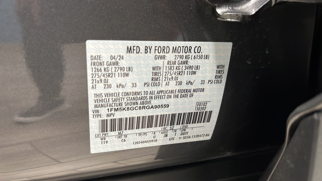 Used 2024 Carbonized Gray Metallic Ford ST image 29