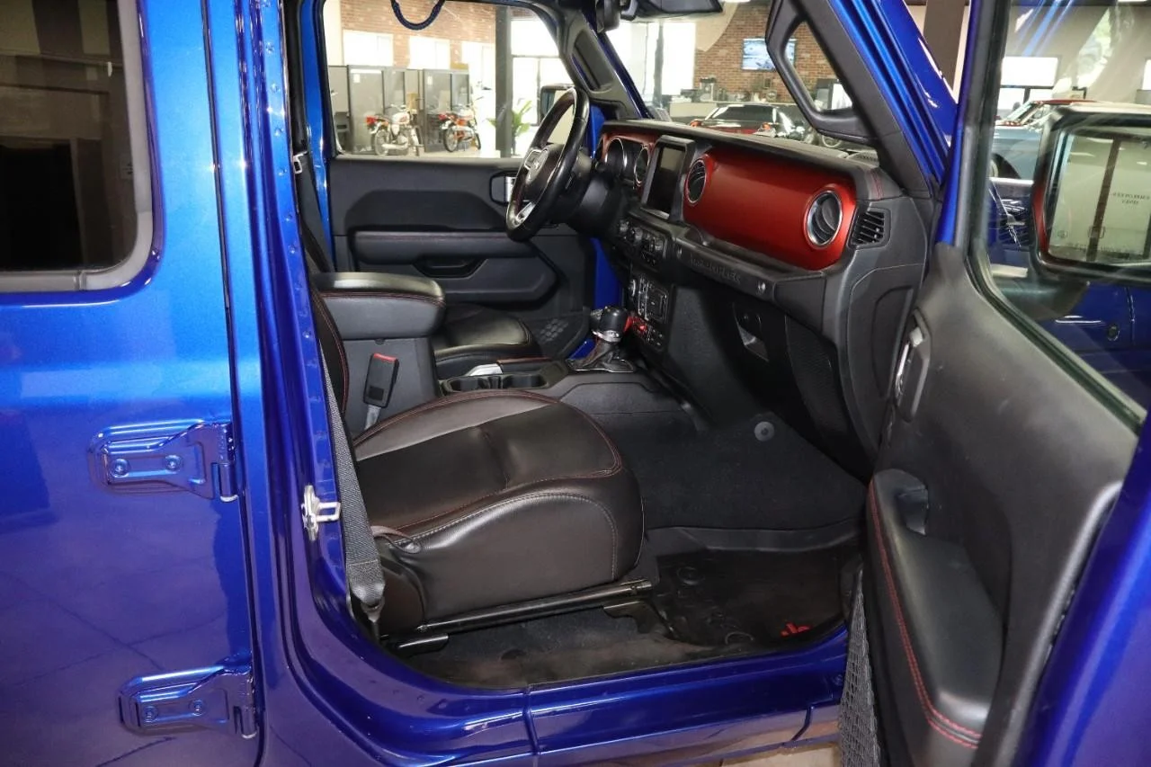 Used 2020 Ocean Blue Metallic Clear Coat Jeep Rubicon image 35