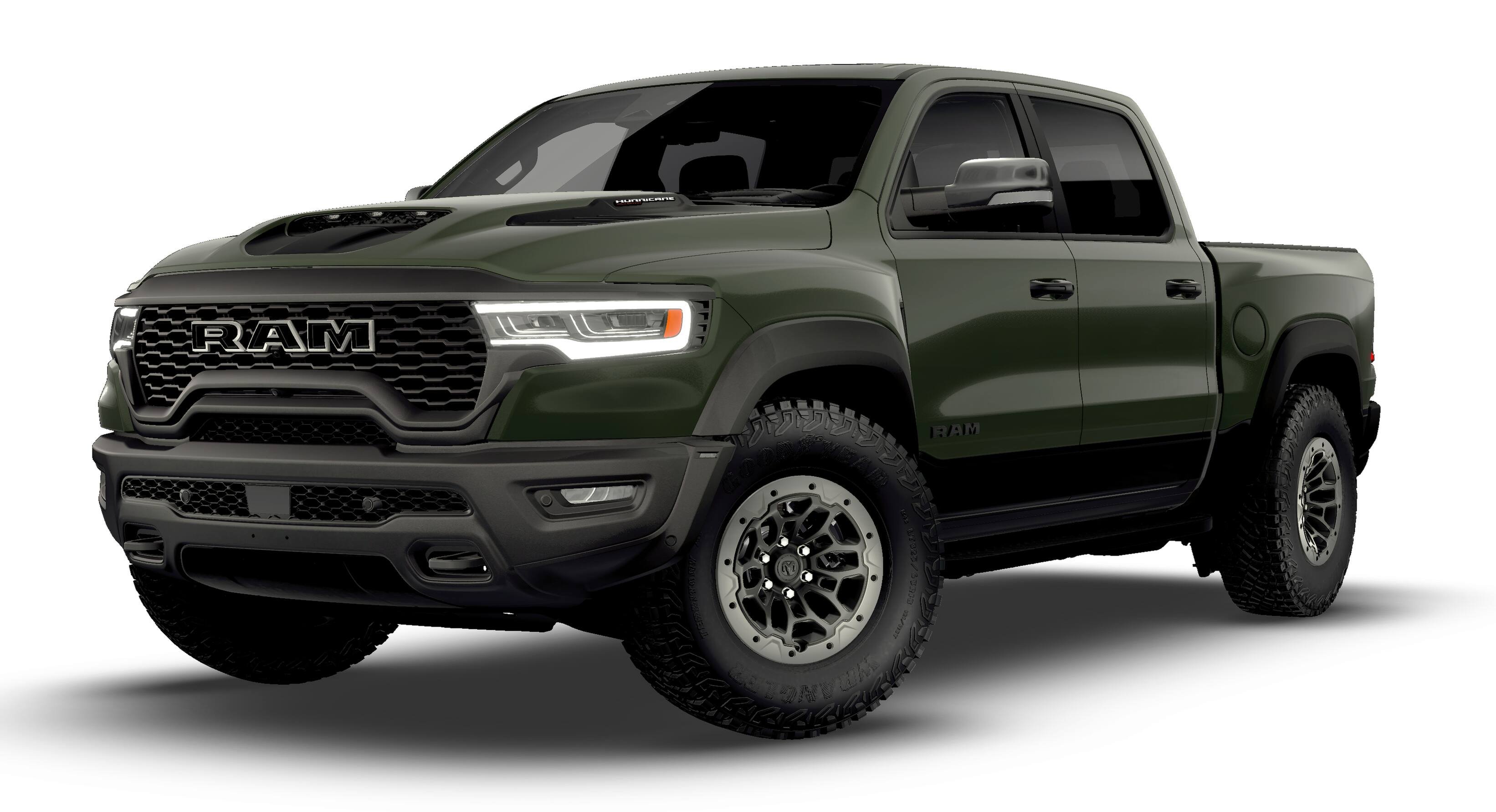 New 2026 Serrano-Green Metallic Exterior Paint RAM RHO image 1