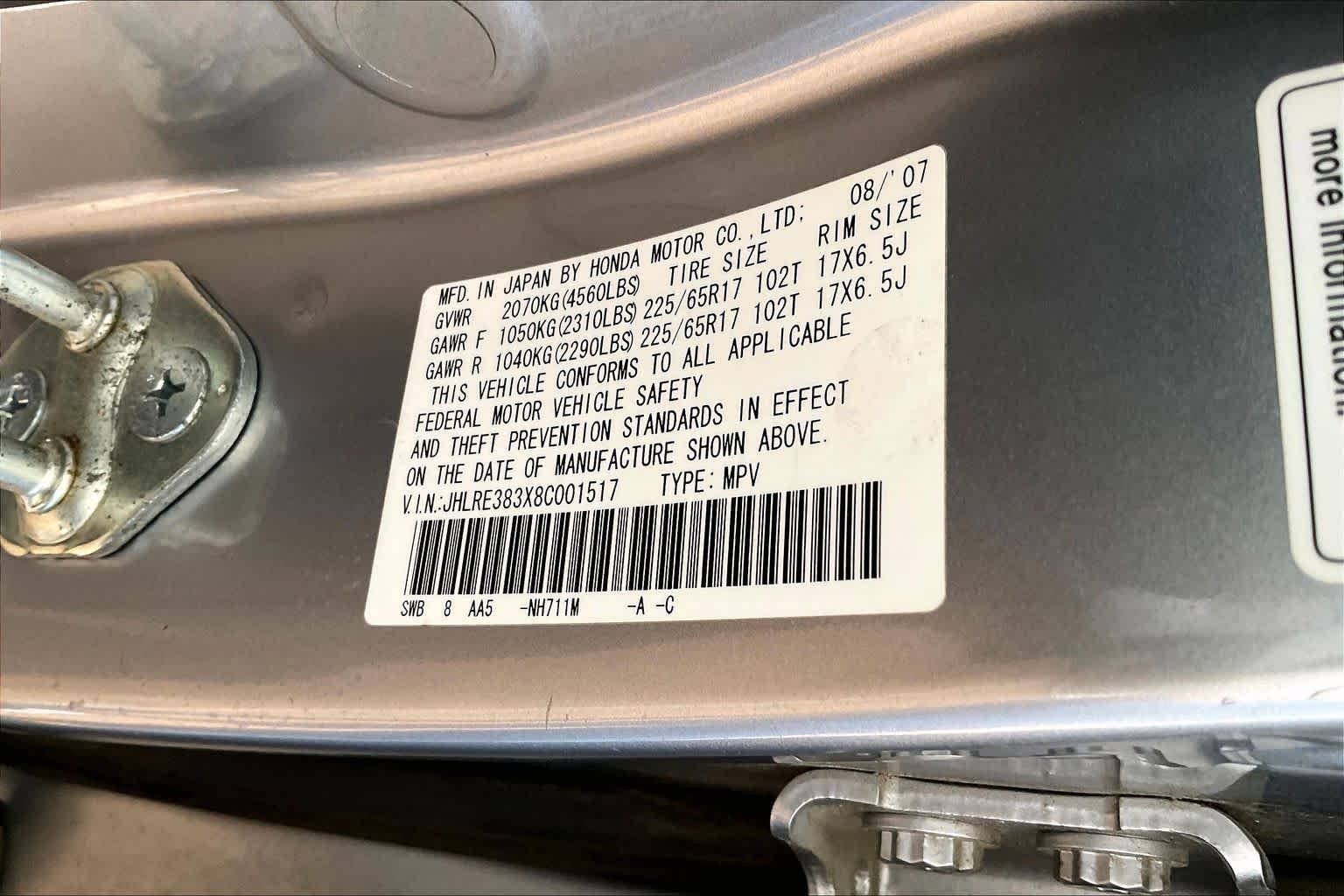 Used 2008 Glacier Blue Metallic Honda LX image 31