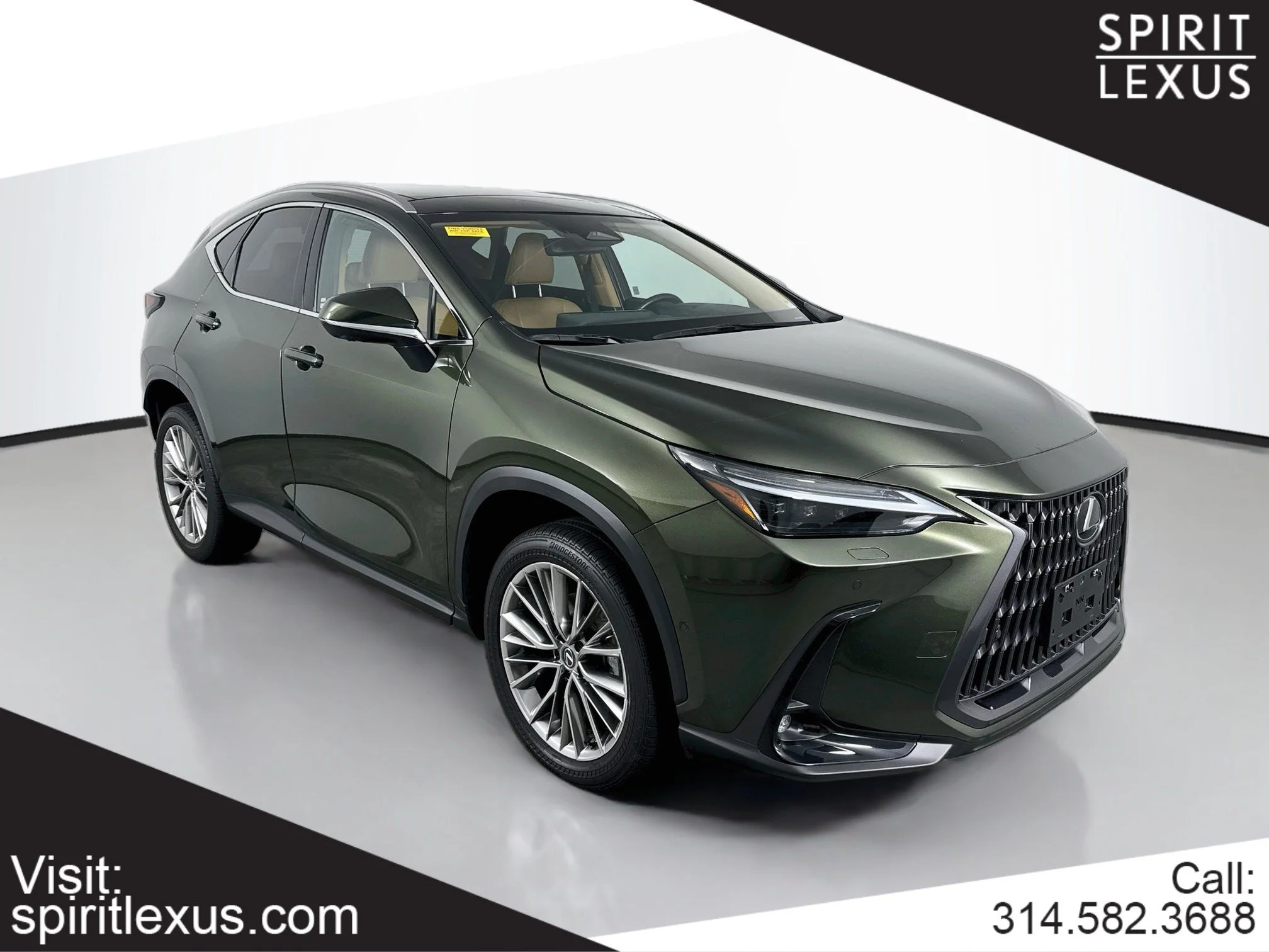 Certified Used 2024 Nori Green Pearl Lexus 350h Luxury image 1
